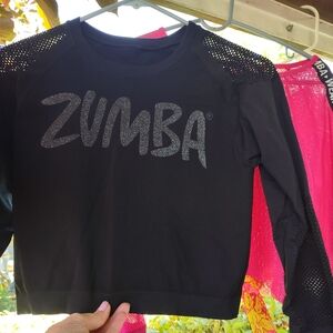 Zumbawear Long sleeve, Mesh inserts, Size L